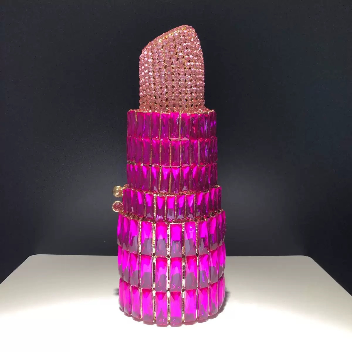 Lipstick Diamond Dinner Bag